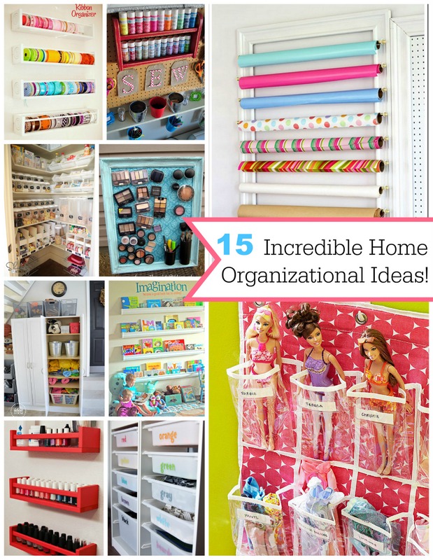 15 Incredible Home Organizational Ideas