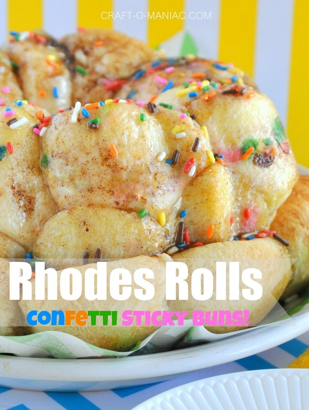 Rhodes Rolls Confetti Sticky Buns