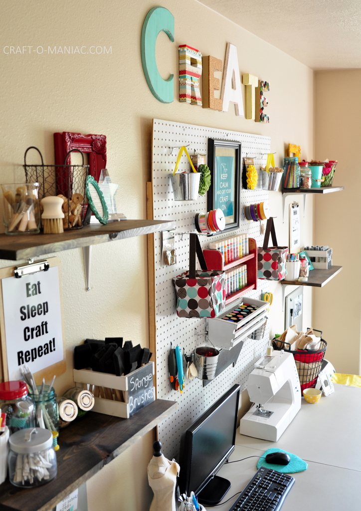 Craft Room Makeover On A Budget