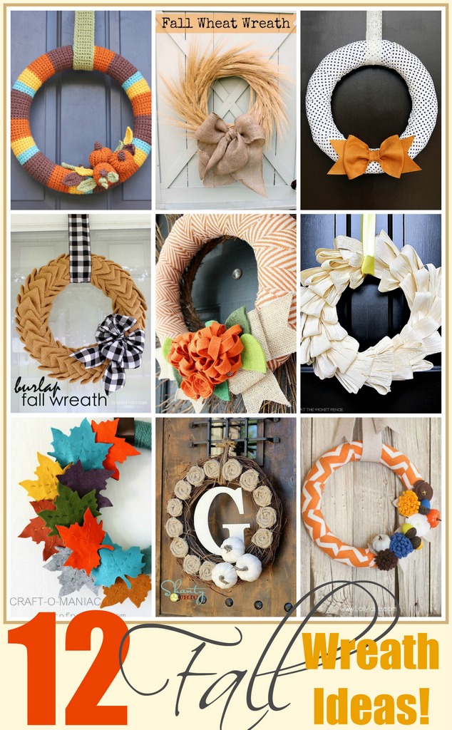 12 Fall Wreath Ideas!