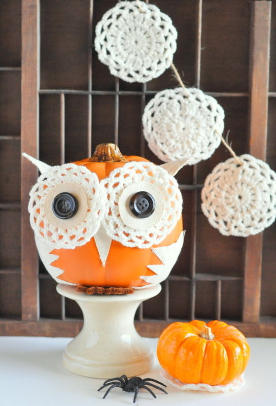 Decorated Faux Pumpkins and Trick Your Pumpkin Contest