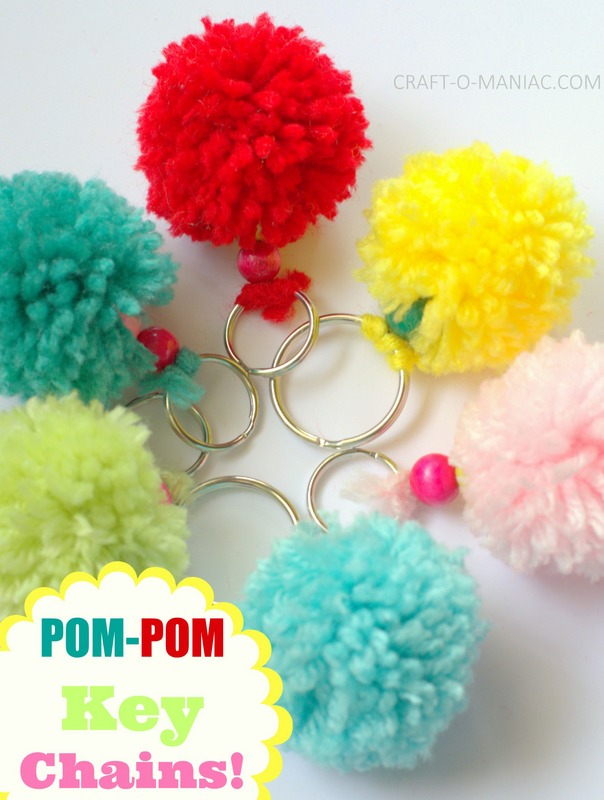 Pom Pom Key chains