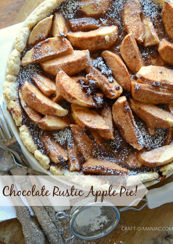 Rustic Chocolate Apple Pie