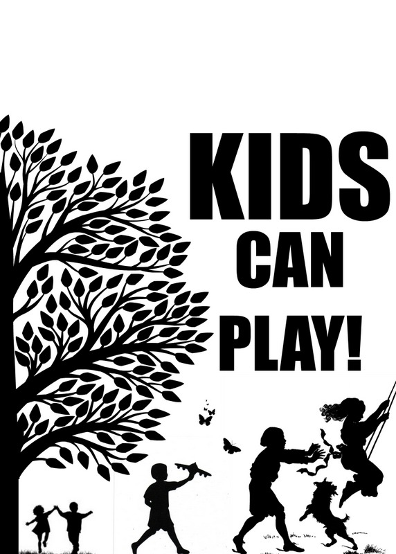 Kids Can and Can’t Play Door Printables
