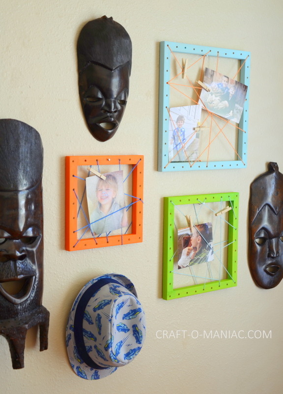 DIY String Art Picture Frames