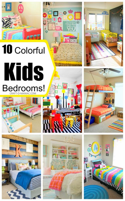 10 Colorful Kids Bedrooms