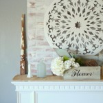 Permalink to: DIY Faux Brick Fireplace