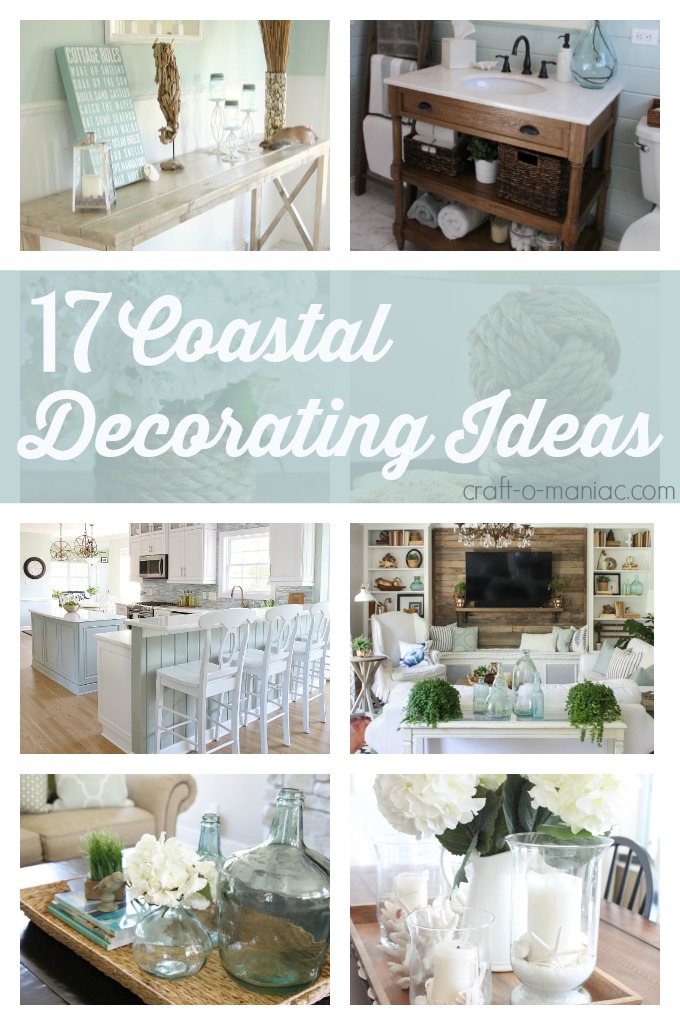 10 Coastal  Decorating Ideas  Craft O Maniac