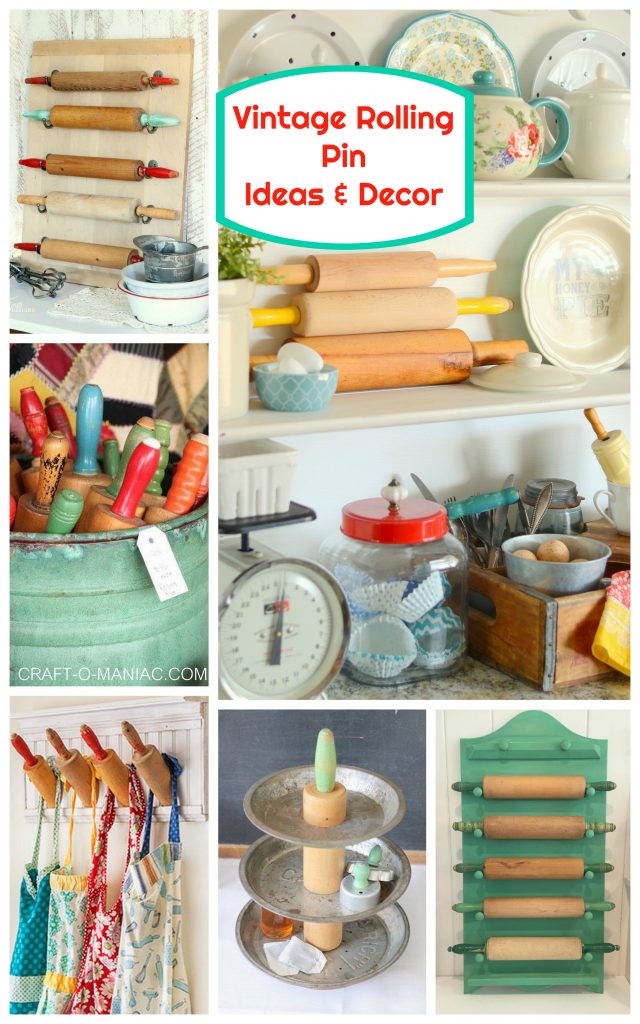 Vintage Rolling Pin Ideas and Decor