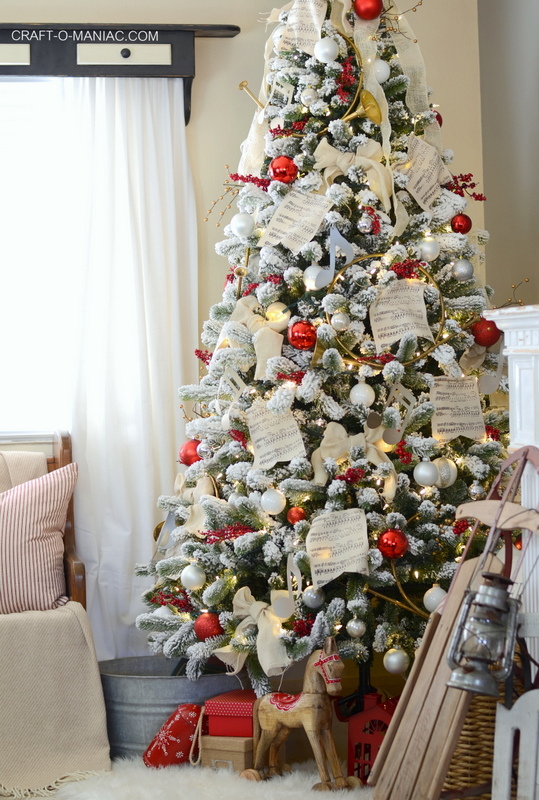 music themed christmas tree decorations