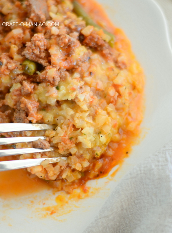 Weight Watchers Shepherds Pie Made With Cauliflower Rice