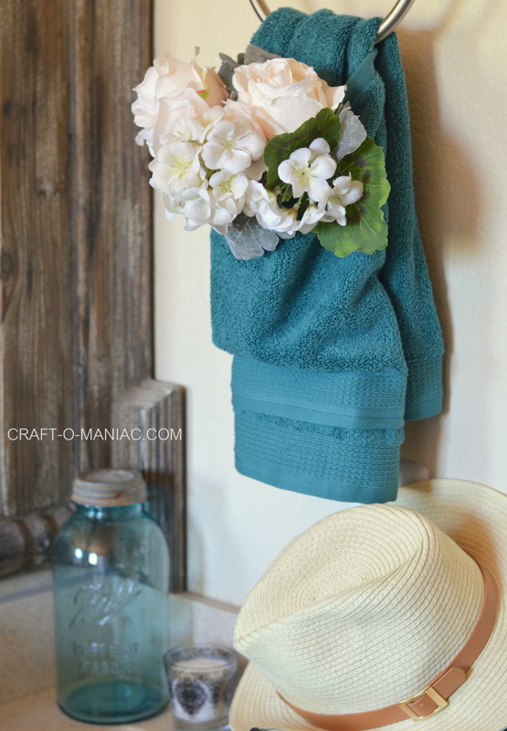 DIY Sewn Towel Pocket Used Three Ways