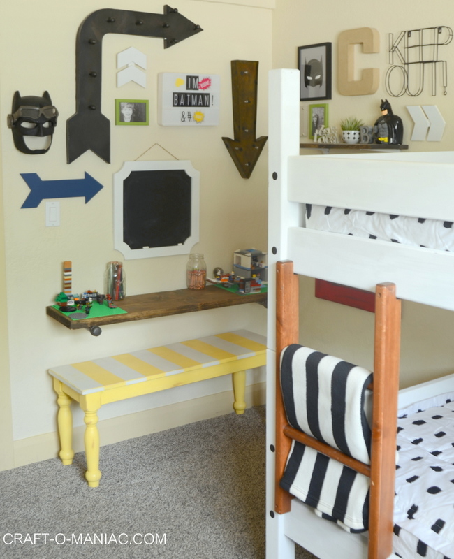 batman boys room paint