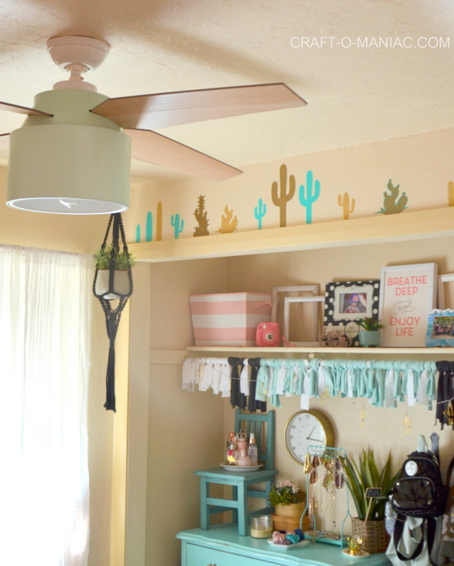 The Best Ceiling Fan Girls Bedroom Update Craft O Maniac