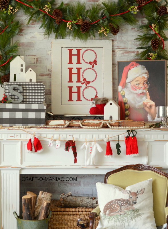 How to Decorate a Christmas Mantle with the help of my Cricut Maker