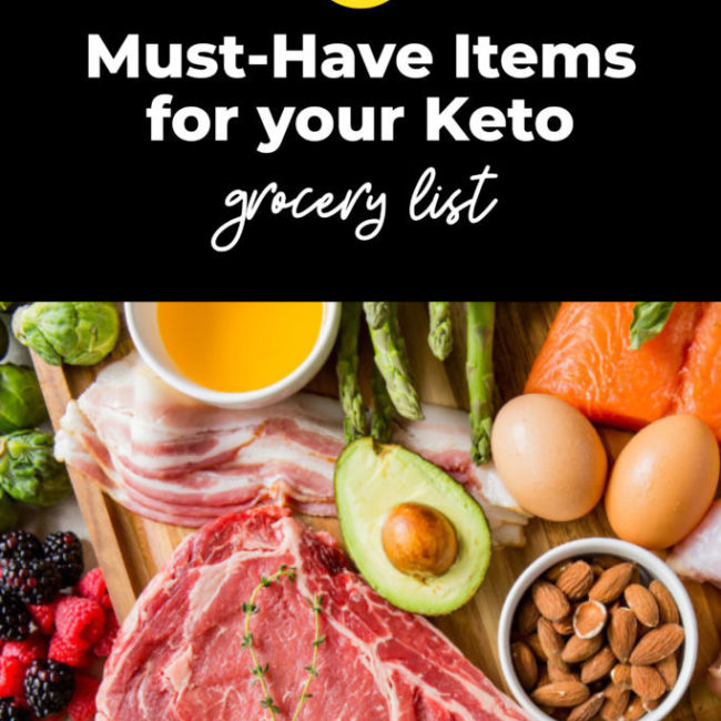 The Ultimate Grocery Shopping List For Your Keto Diet Plan